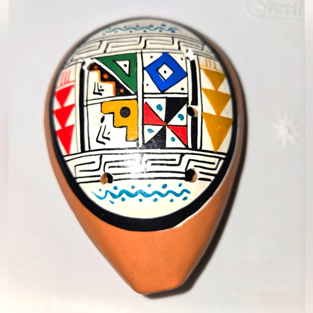 Peruvian Ocarina Tribal Clay Flute